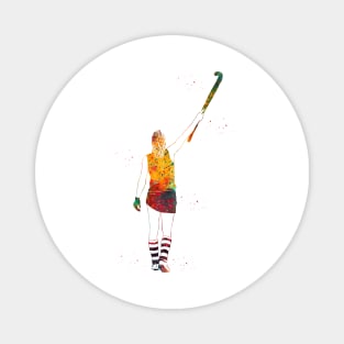 Field Hockey Player Girl Magnet